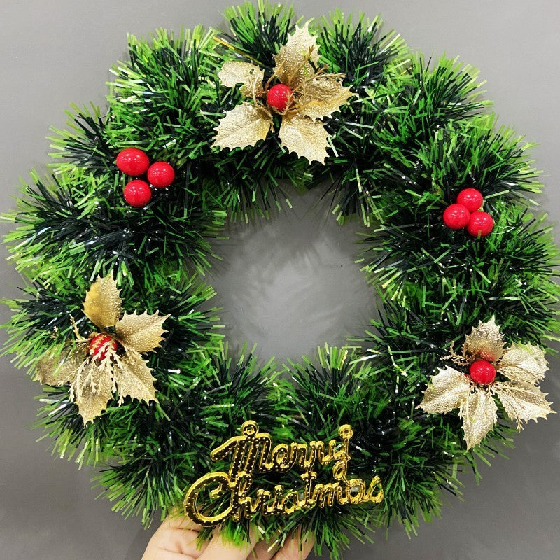 Christmas Decorations Festival Wreath Wreath Window Layout Door Hanging Site Layout Christmas Product