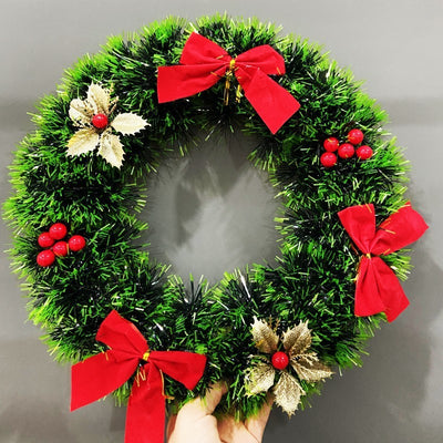 Christmas Decorations Festival Wreath Wreath Window Layout Door Hanging Site Layout Christmas Product