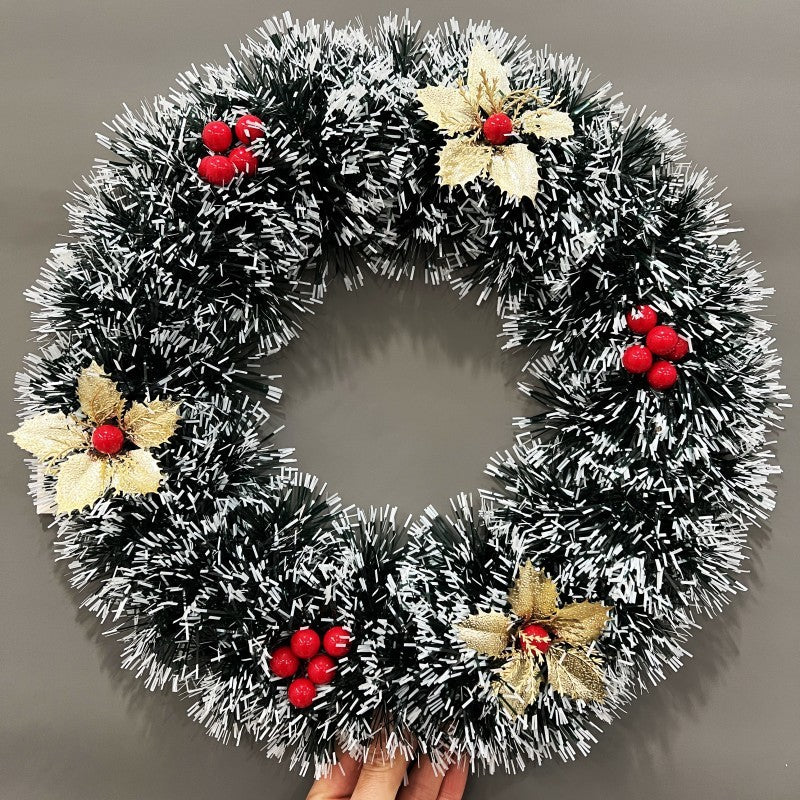 Christmas Decorations Festival Wreath Wreath Window Layout Door Hanging Site Layout Christmas Product